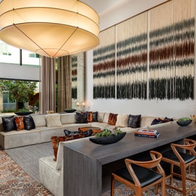 Clubhouse lounge area